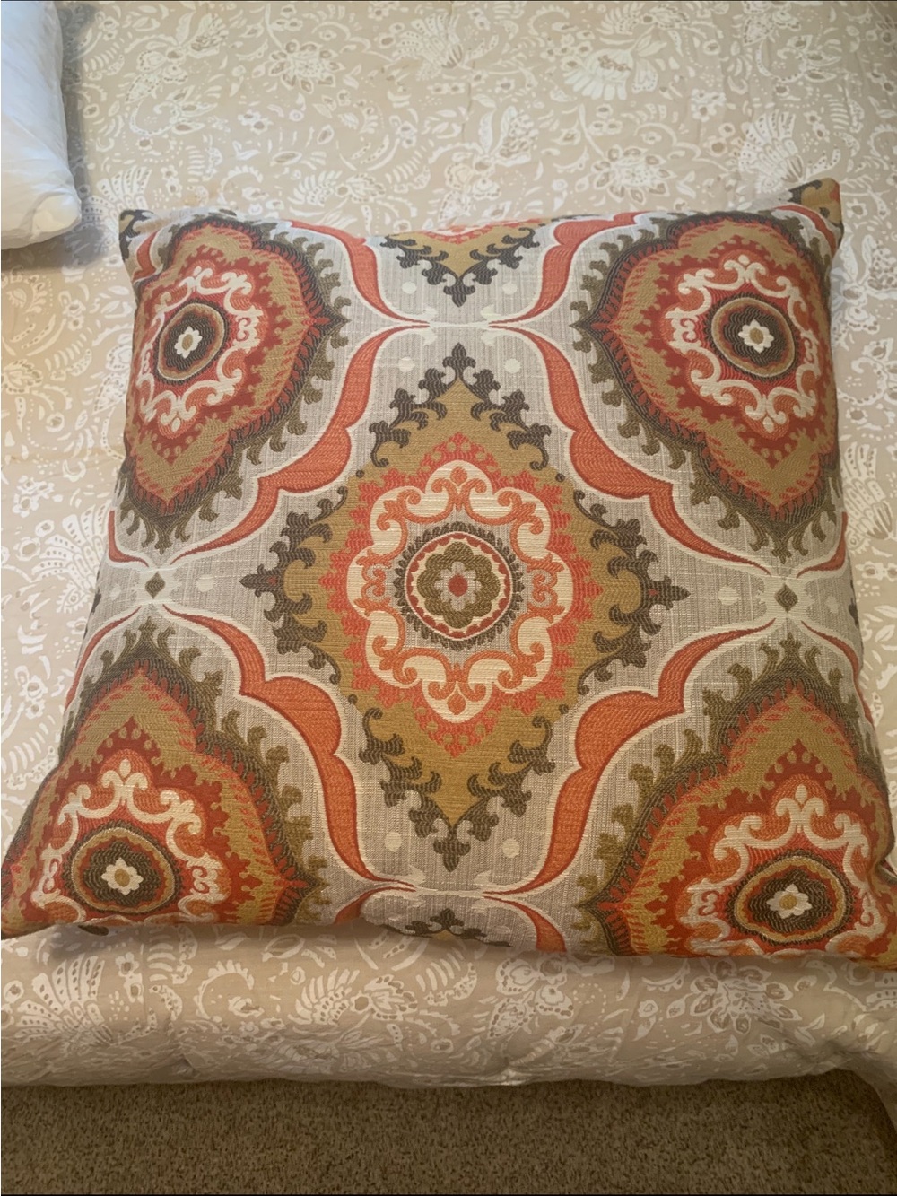 THREE Pier 1 double sided pillow cases only IGC